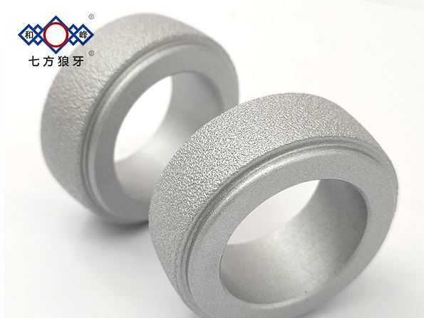 禹州七方超硬磨具 半导体单晶硅硅块修边无崩边金刚石磨轮